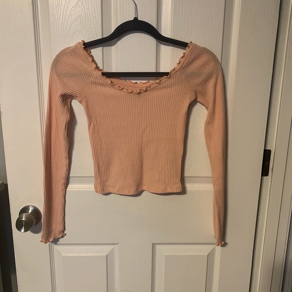 XS Hollister off the shoulder long sleeve sweater - Picture 1 of 3